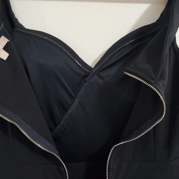 NWT OFF THE SHOULDER BLACK DRESS - Picture 6 of 9